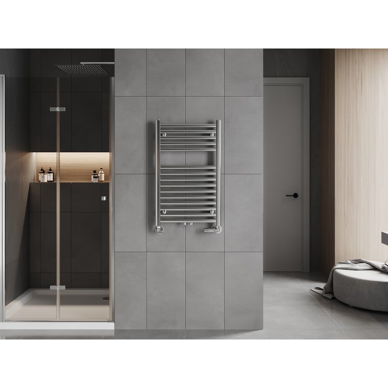 Mexen Hades Badezimmerheizkörper 800 x 500 mm, 305 W, Chrom - W104-0800-500-00-01