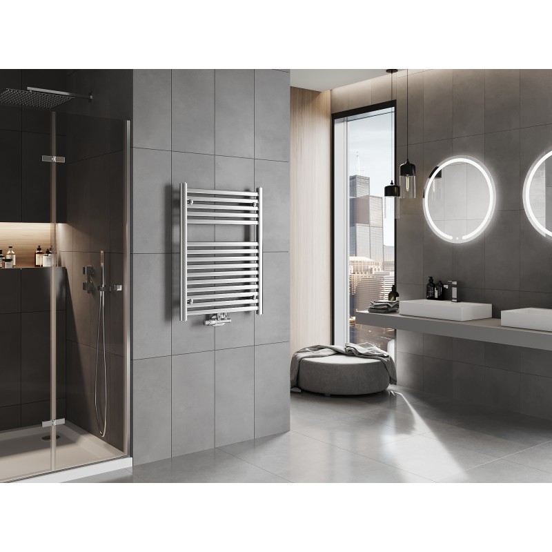 Mexen Hades Badezimmerheizkörper 800 x 600 mm, 357 W, Chrom - W104-0800-600-00-01