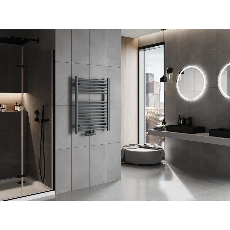 Mexen Hades Badheizkörper 800 x 600 mm, 452 W, Anthrazit - W104-0800-600-00-66