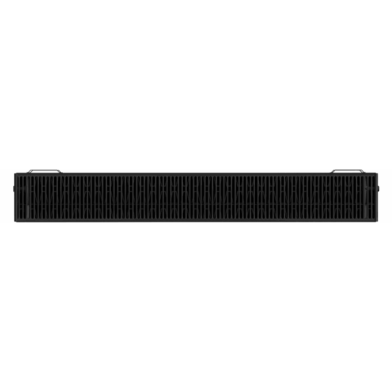 Mexen Flat CF33 Plattenheizkörper 500 x 400 mm, seitlicher Anschluss, 760 W, schwarz - W433F-050-040-70