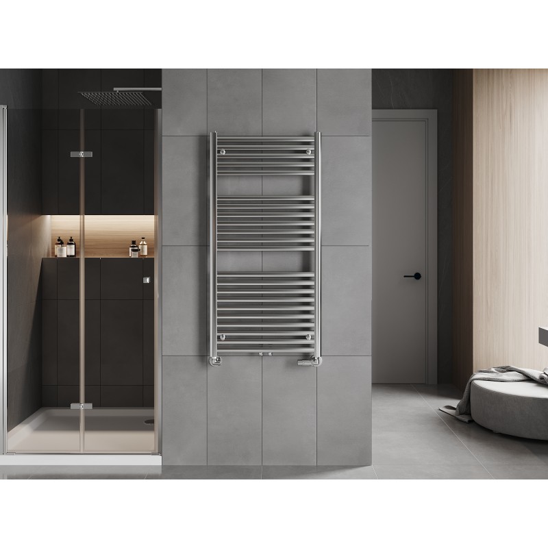 Mexen Hades Badezimmerheizkörper 1200 x 600 mm, 527 W, Chrom - W104-1200-600-00-01