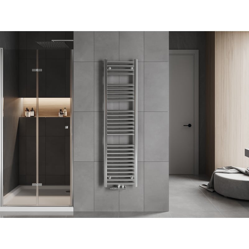 Mexen Hades Badheizkörper 1500 x 400 mm, 461 W, Chrom - W104-1500-400-00-01