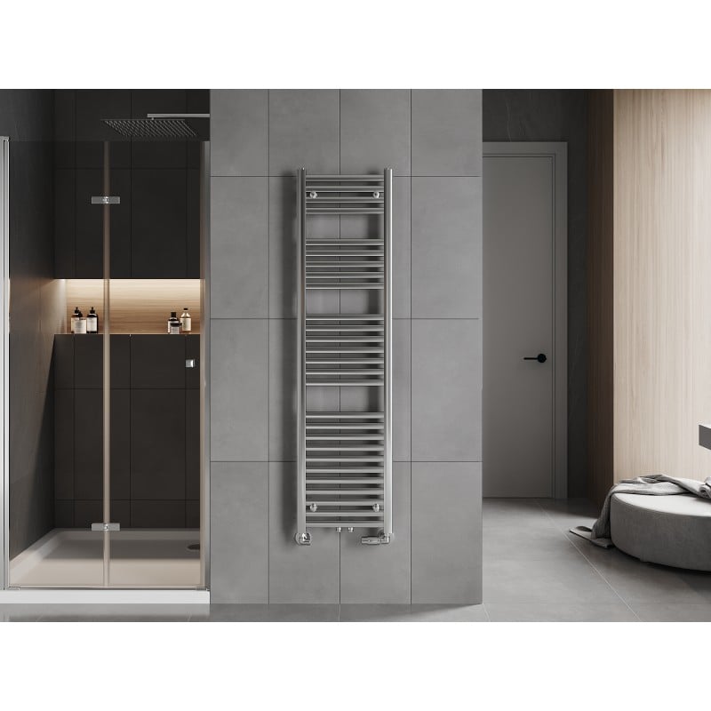 Mexen Hades Badheizkörper 1500 x 400 mm, 461 W, Chrom - W104-1500-400-00-01