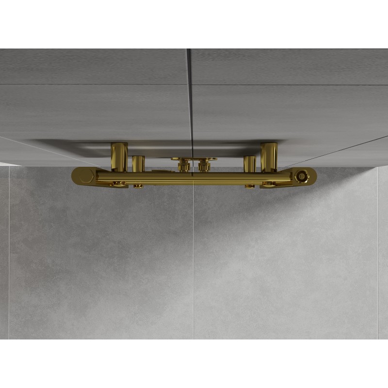 Mexen Hades Badezimmerheizkörper 1500 x 400 mm, 461 W, gold - W104-1500-400-00-50
