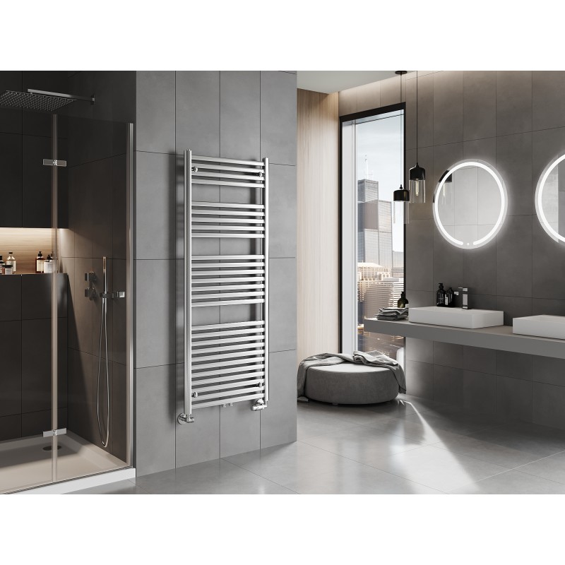 Mexen Hades Badezimmerheizkörper 1500 x 600 mm, 649 W, Chrom - W104-1500-600-00-01