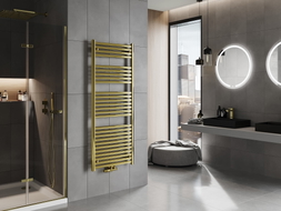 Mexen Hades Badeheizkörper 1500 x 600 mm, 649 W, gold - W104-1500-600-00-50