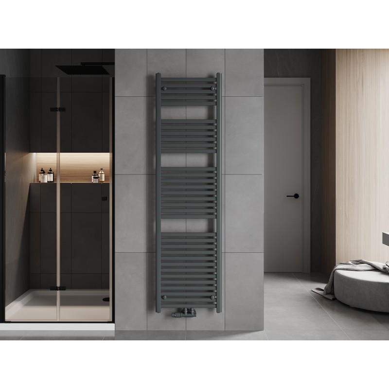 Mexen Hades Badezimmerheizkörper 1800 x 500 mm, 854 W, Anthrazit - W104-1800-500-00-66