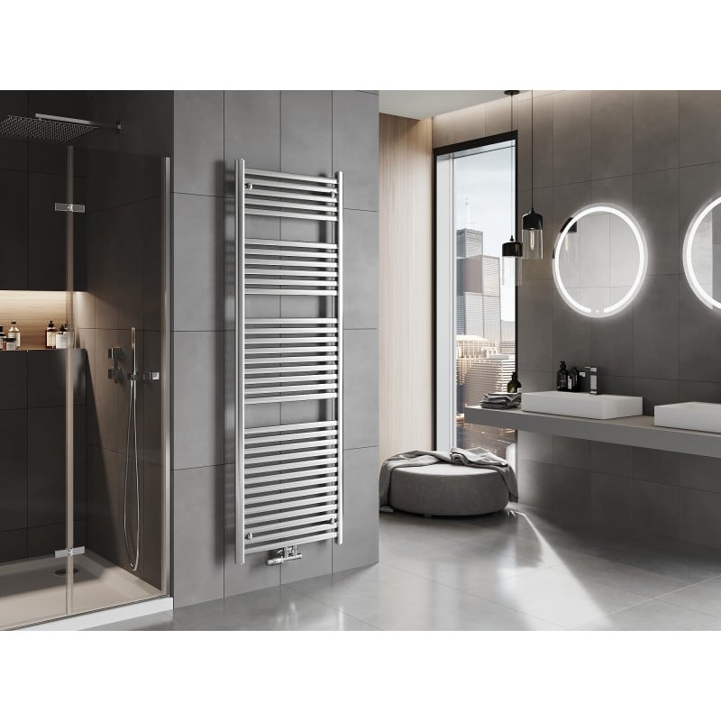 Mexen Hades Badezimmerheizkörper 1800 x 600 mm, 790 W, Chrom - W104-1800-600-00-01
