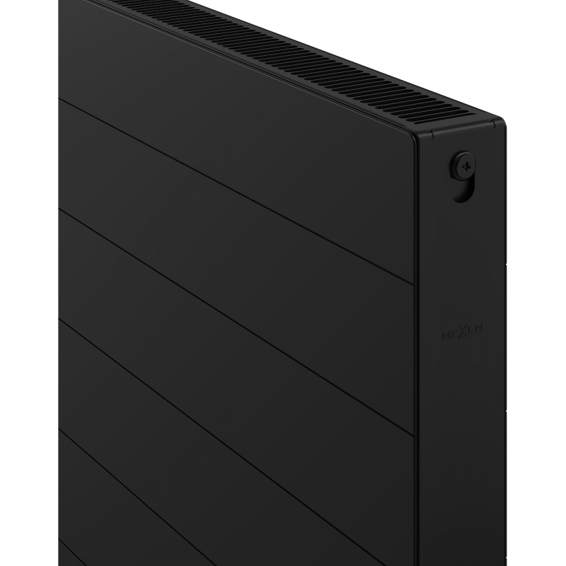 Mexen Line CL21 Plattenheizkörper 900 x 1600 mm, seitlicher Anschluss, 2543 W, schwarz - W421L-090-160-70
