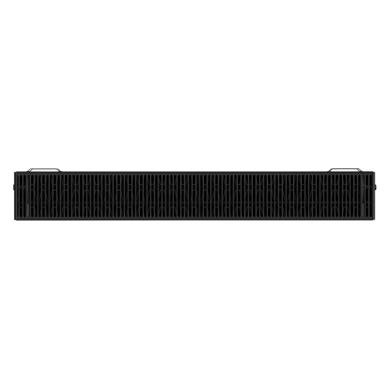 Mexen Line CL33 Plattenheizkörper 400 x 1100 mm, seitlicher Anschluss, 1740 W, schwarz - W433L-040-110-70