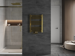 Mexen Mars Badezimmerheizkörper 700 x 500 mm, 224 W, gold - W110-0700-500-00-50