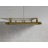 Mexen Mars Badezimmerheizkörper 700 x 500 mm, 224 W, gold - W110-0700-500-00-50