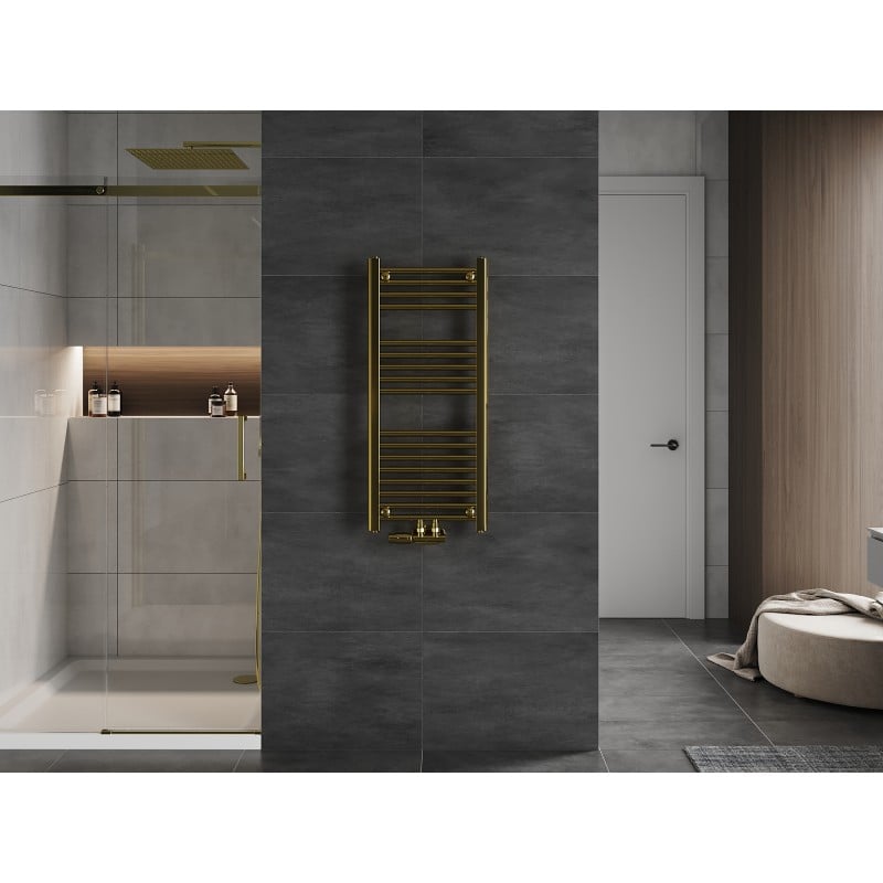 Mexen Mars Badezimmerheizkörper 900 x 400 mm, 244 W, gold - W110-0900-400-00-50