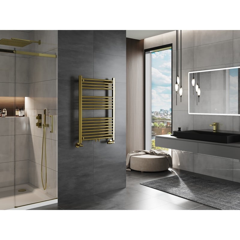 Mexen Mars Badezimmerheizkörper 900 x 600 mm, 340 W, gold - W110-0900-600-00-50