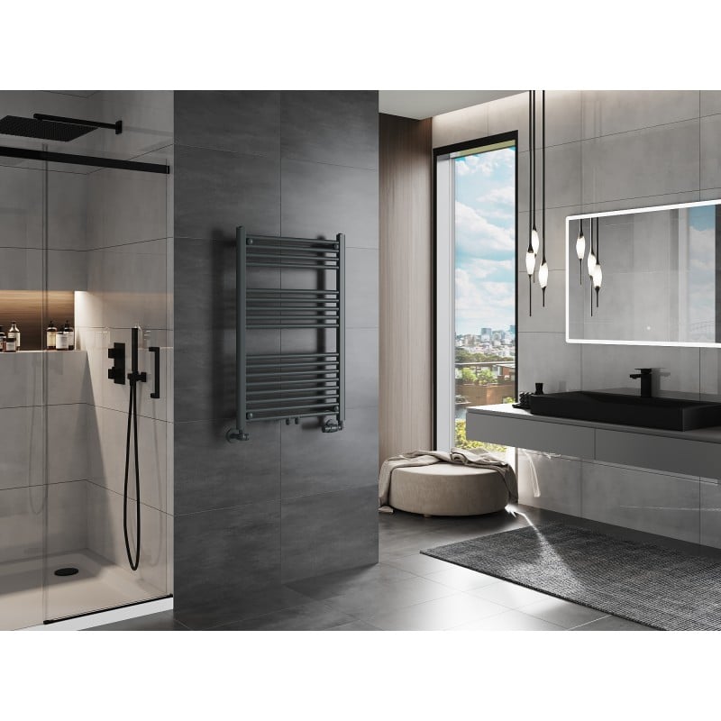 Mexen Mars Badheizkörper 900 x 600 mm, 430 W, Anthrazit - W110-0900-600-00-66