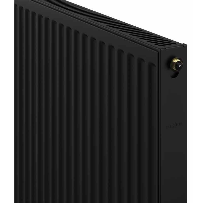 Mexen CV11 Plattenheizkörper 600 x 800 mm, unterer Anschluss, 747 W, schwarz - W611-060-080-70