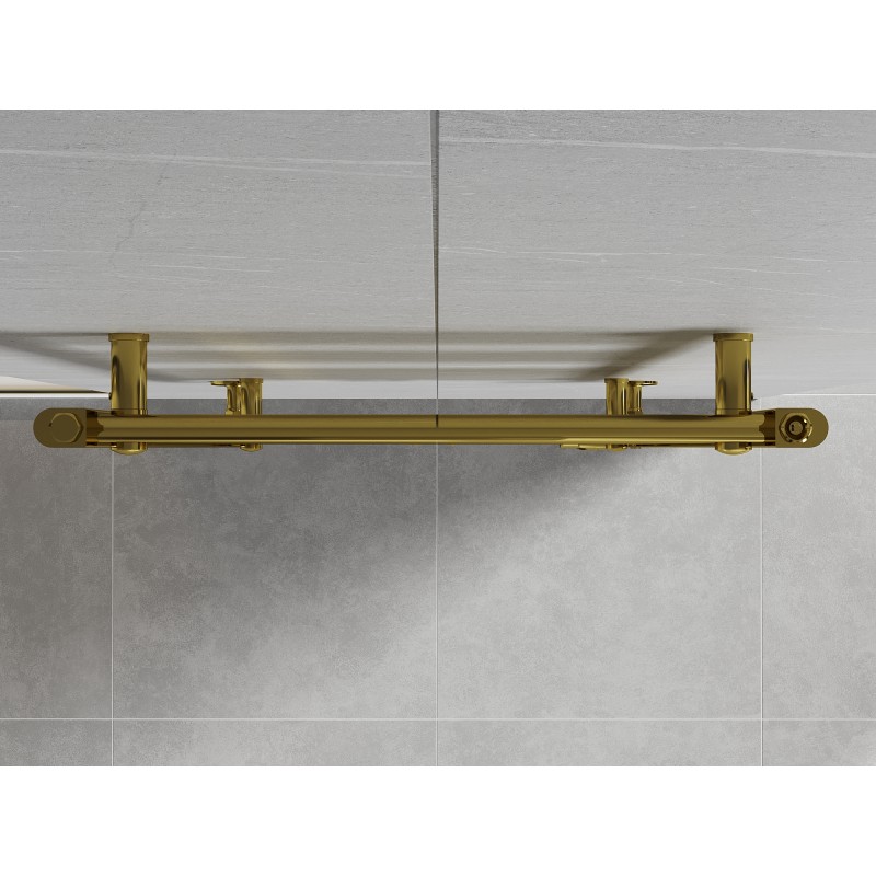Mexen Mars Badezimmerheizkörper 1500 x 600 mm, 576 W, gold - W110-1500-600-00-50