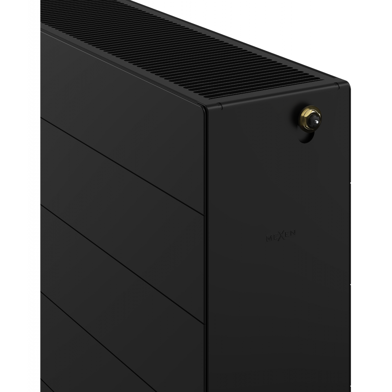 Mexen Line CVL33 Plattenheizkörper 500 x 900 mm, unterer Anschluss, 1711 W, schwarz - W633L-050-090-70