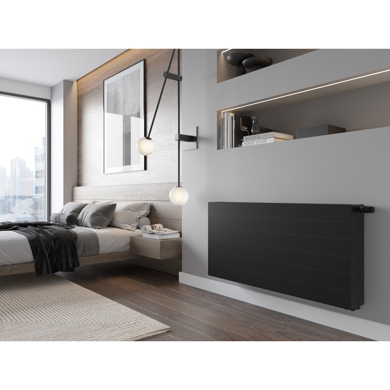 Mexen Line CVL33 Plattenheizkörper 500 x 1800 mm, unterer Anschluss, 3421 W, schwarz - W633L-050-180-70