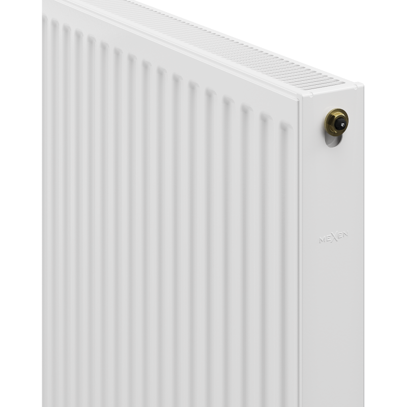 Mexen CC21 Plattenheizkörper 600 x 1100 mm, mittiger unterer Anschluss, 1410 W, weiß - W6C21-060-110-00