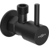 Mexen R1 Eckventil für Armaturen 1/2"x3/8", schwarz - 79970-70