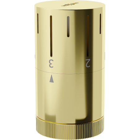 Mexen Uni-Term Thermostatkopf für Heizkörper, Gold - W908-005-50