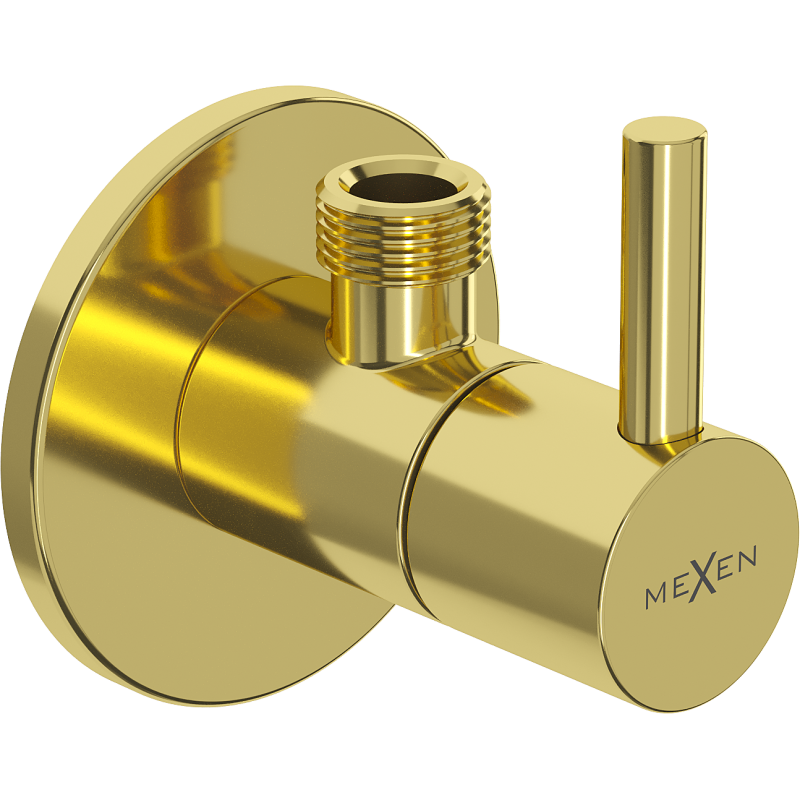 Mexen R2 Eckventil für Armaturen 1/2"x3/8", gold - 79972-50