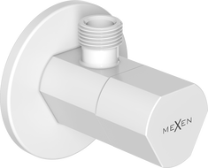 Mexen T Eckventil für Armaturen 1/2"x3/8", weiß - 79973-20