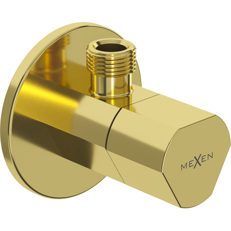 Mexen T Eckventil für Armaturen 1/2"x3/8", gold - 79973-50