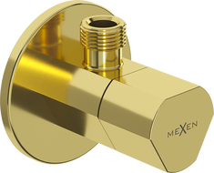 Mexen T Eckventil für Armaturen 1/2"x3/8", gold - 79973-50