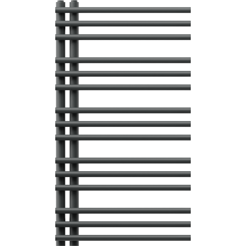 Mexen Neptun dekorativer Badezimmerheizkörper 900 x 500 mm, 369 W, anthrazit - W101-0900-500-00-66