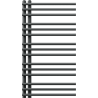 Mexen Neptun dekorativer Badezimmerheizkörper 900 x 500 mm, 369 W, anthrazit - W101-0900-500-00-66