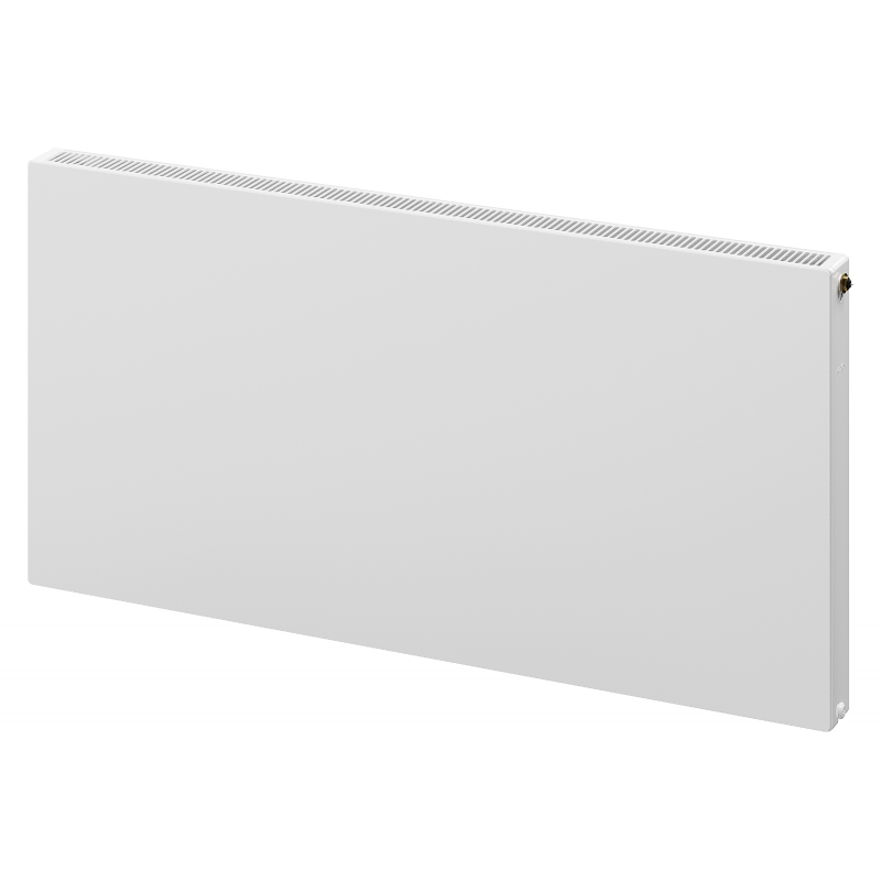 Mexen Flat CCF21 Plattenheizkörper 500 x 1000 mm, mittiger Unteranschluss, 1008 W, weiß - W6C21F-050-100-00