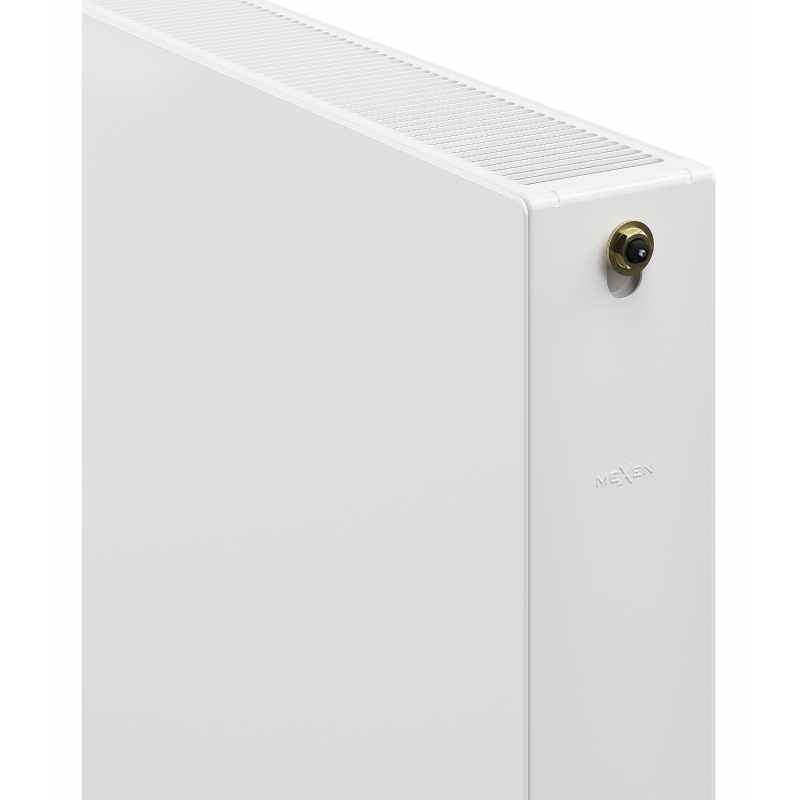 Mexen Flat CCF22 Plattenheizkörper 300 x 1800 mm, mittlerer unterer Anschluss, 1621 W, weiß - W6C22F-030-180-00