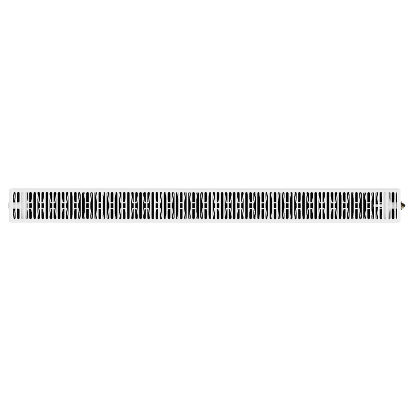 Mexen Flat CCF22 Plattenheizkörper 400 x 400 mm, mittiger unterer Anschluss, 455 W, weiß - W6C22F-040-040-00