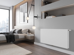 Mexen Flat CCF22 Plattenheizkörper 400 x 1100 mm, mittlerer unterer Anschluss, 1252 W, weiß - W6C22F-040-110-00