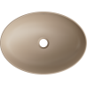 Mexen Cornelia Aufsatzwaschbecken 50 x 37 cm, Cappuccino Matt - 21885064