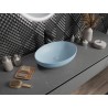 Mexen Cornelia Aufsatzwaschbecken 50 x 37 cm, blau matt - 21885049