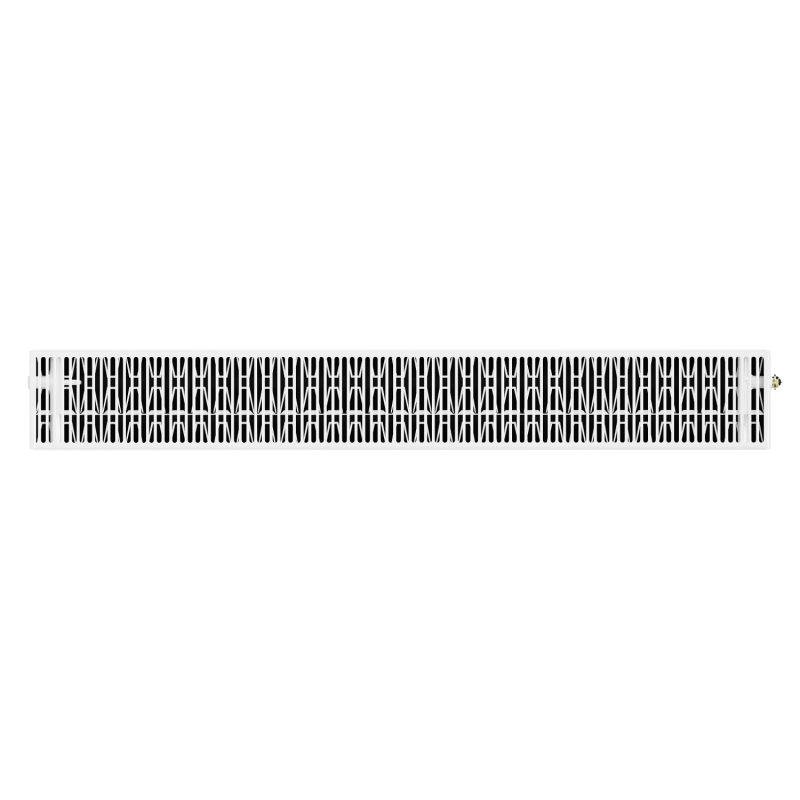 Mexen Flat CCF33 Plattenheizkörper 500 x 400 mm, mittiger unterer Anschluss, 760 W, weiß - W6C33F-050-040-00