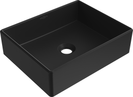 Mexen Goya Aufsatzwaschbecken 40 x 32 cm, schwarz matt - 22184085