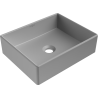 Mexen Goya Aufsatzwaschbecken 40 x 32 cm, hellgrau matt - 22184061