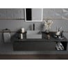 Mexen Goya Aufsatzwaschbecken 40 x 32 cm, hellgrau matt - 22184061