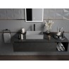 Mexen Goya Aufsatzwaschbecken 45 x 32 cm, hellgrau matt - 22184561