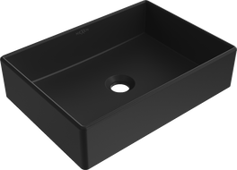 Mexen Goya Aufsatzwaschbecken 45 x 32 cm, schwarz matt - 22184585