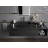 Mexen Goya Aufsatzwaschbecken 51 x 37 cm, schwarz matt - 22185085