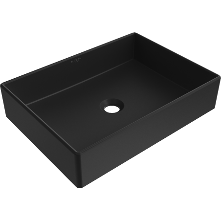 Mexen Goya Aufsatzwaschbecken 51 x 37 cm, schwarz matt - 22185085