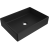 Mexen Goya Aufsatzwaschbecken 51 x 37 cm, schwarz matt - 22185085
