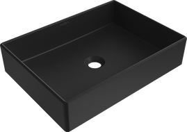 Mexen Goya Aufsatzwaschbecken 51 x 37 cm, schwarz matt - 22185085