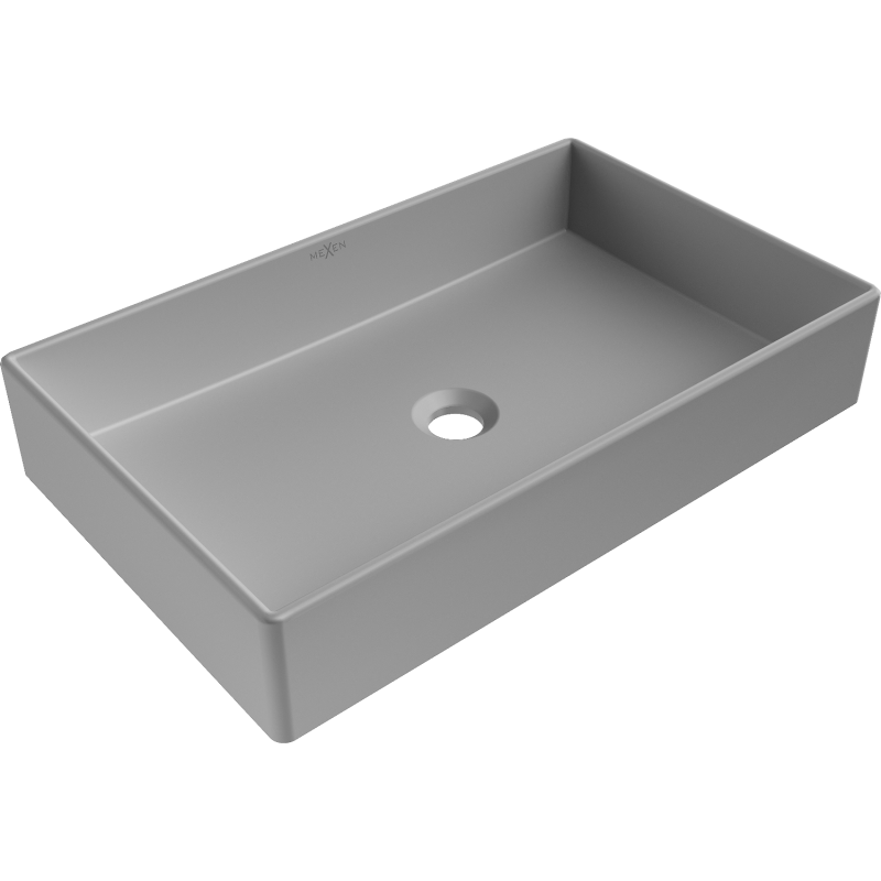 Mexen Goya Aufsatzwaschbecken 60 x 37 cm, hellgrau matt- 22186061