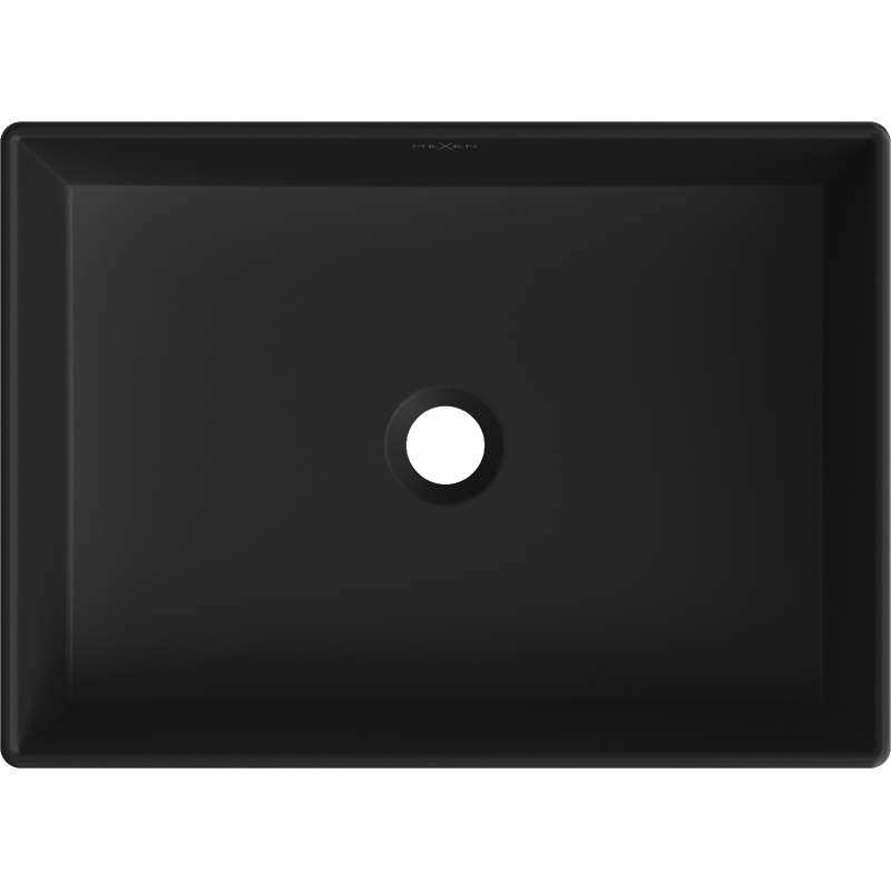 Mexen Goya Aufsatzwaschbecken 60 x 37 cm, schwarz matt- 22186085
